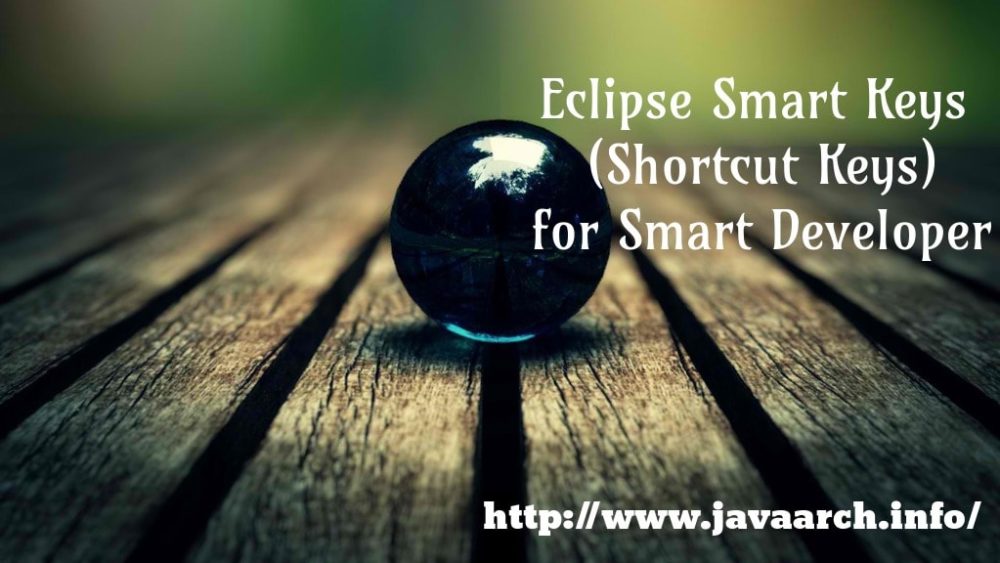 Eclipse shortcut for java development