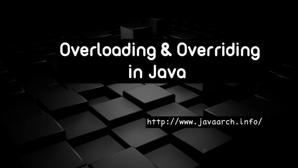 Method overloading vs method overriding