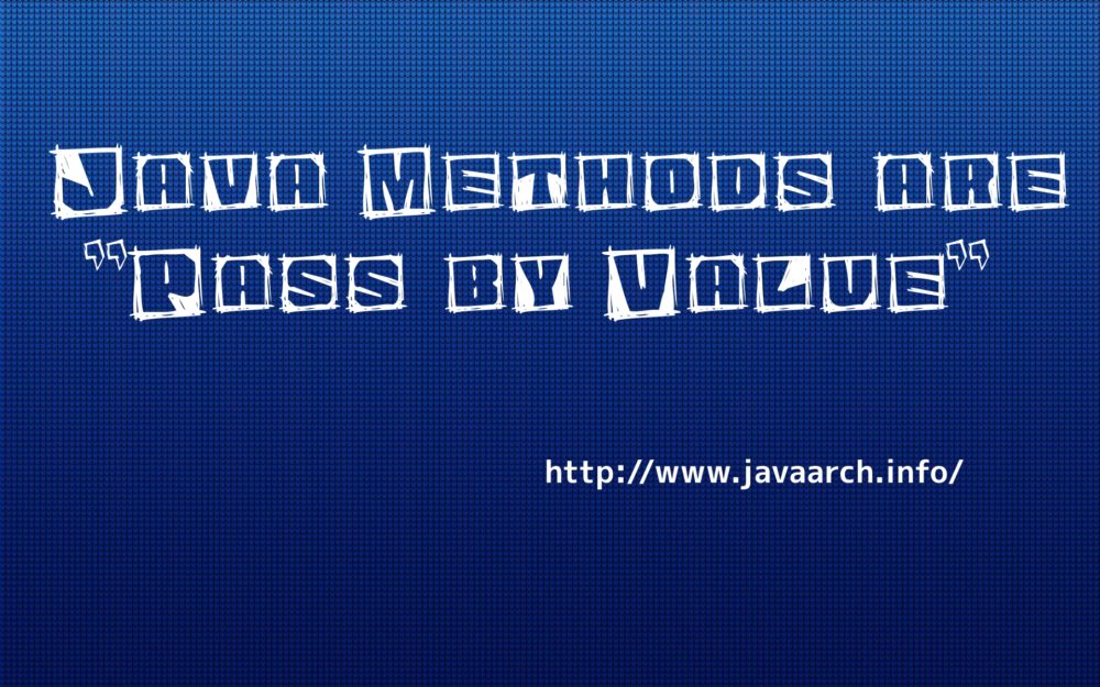 Pass by value vs pass by reference in java